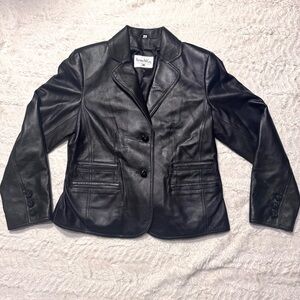 Vintage 90’s Pamela McCoy Buttery Soft Leather Jacket – Size M timeless